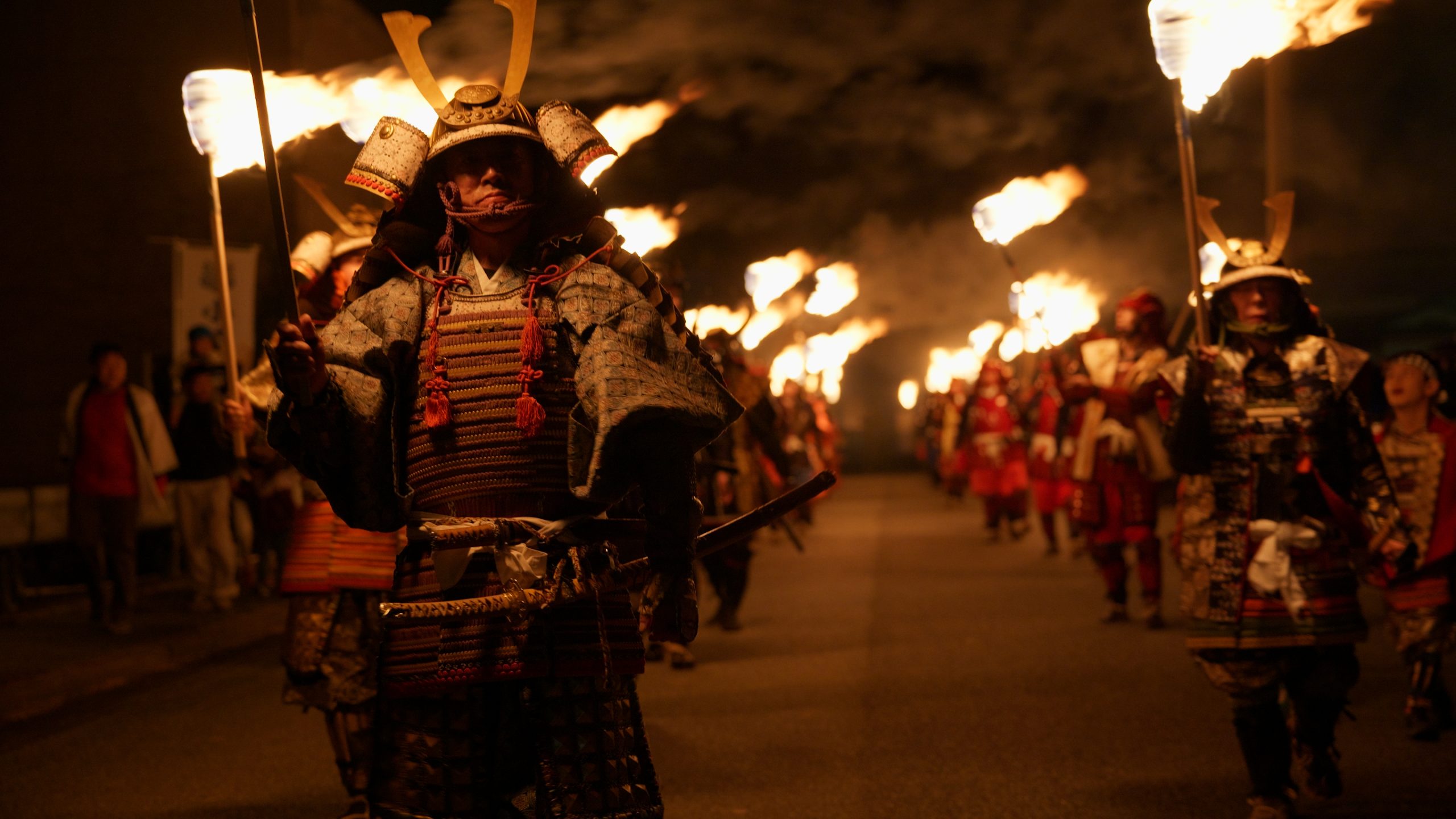 Musha Gyoretsu Samurai Procession at Komoda Beach